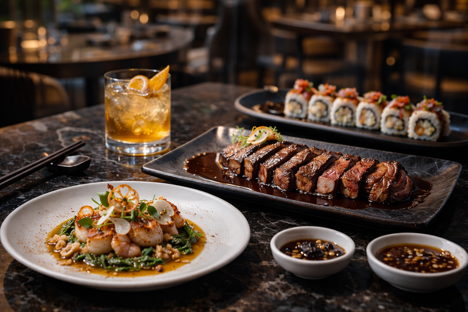 Animae - Gourmet dining experience in a sleek restaurant