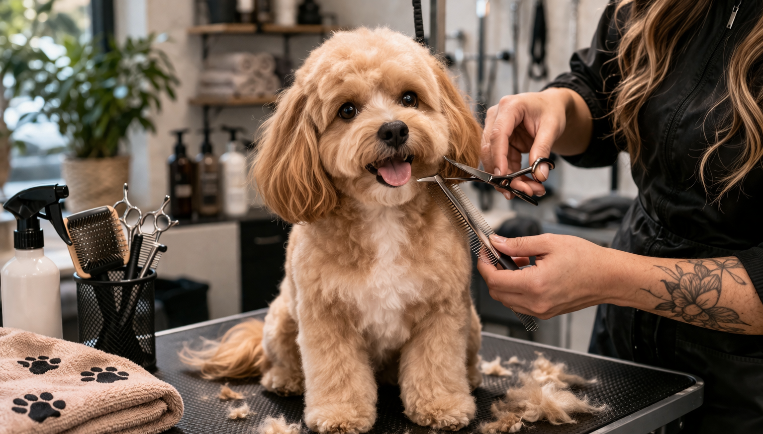 Barkhouse - Pet Groomer - Professional pet grooming in progress