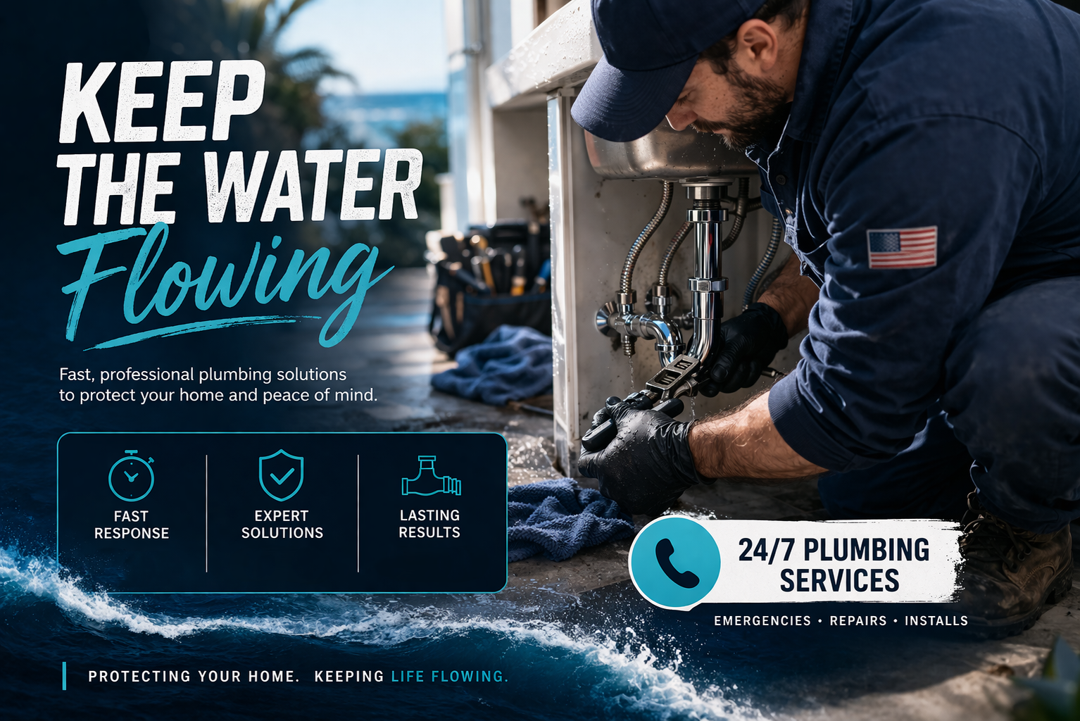 Best Plumbers in San Diego - Keep the water flowing plumbing service