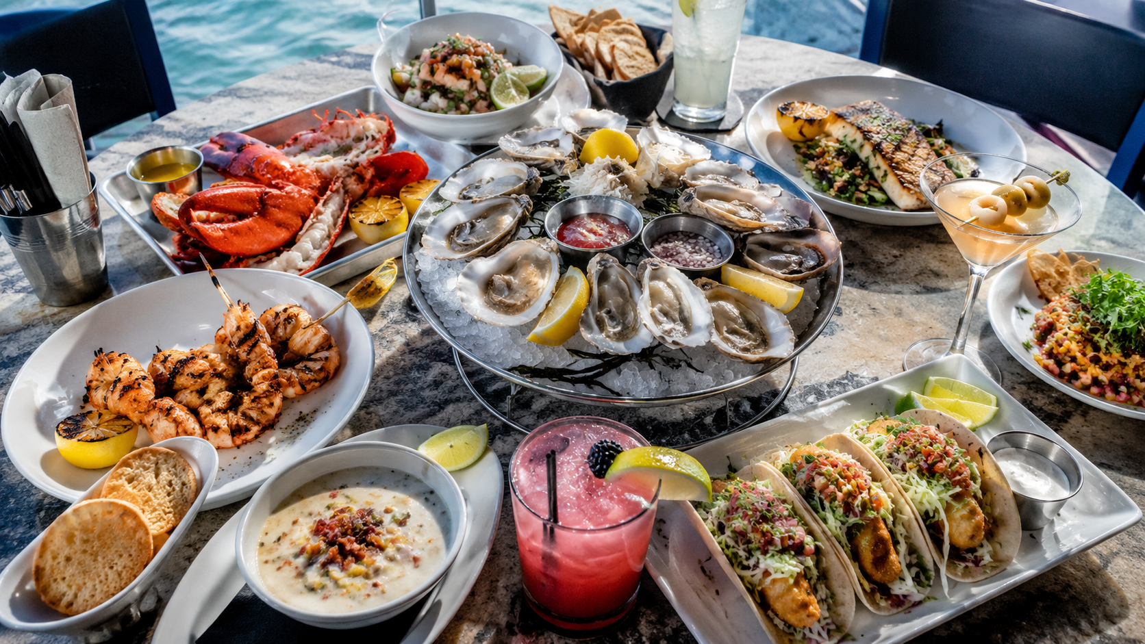 Brigantine Seafood Lavish seafood feast by the water