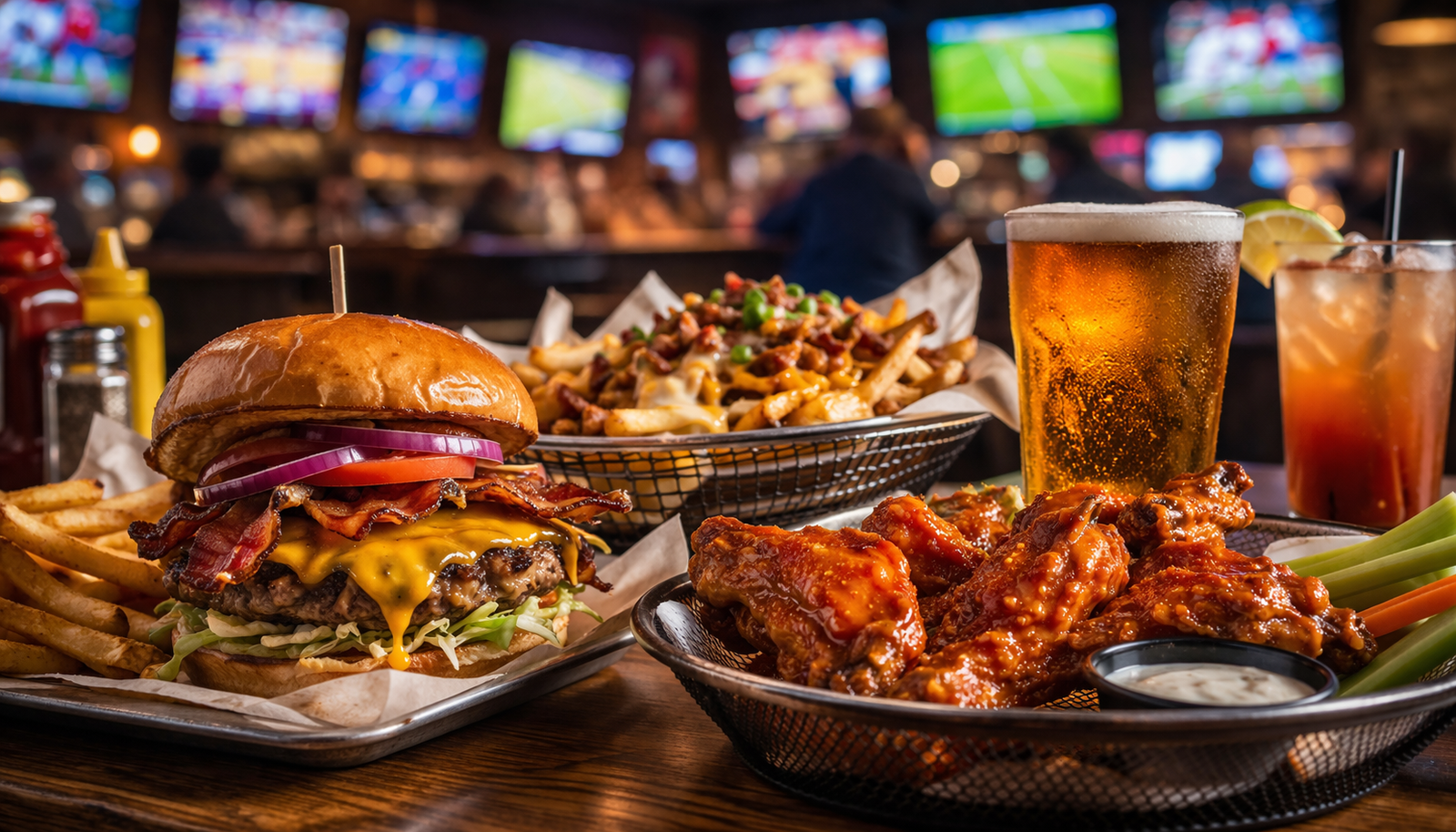 Bub's - Sports bar feast with drinks and bites