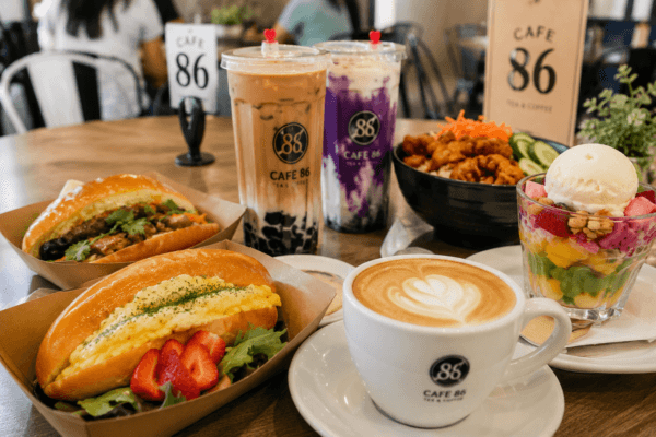 Cafe 86 delights in vibrant variety