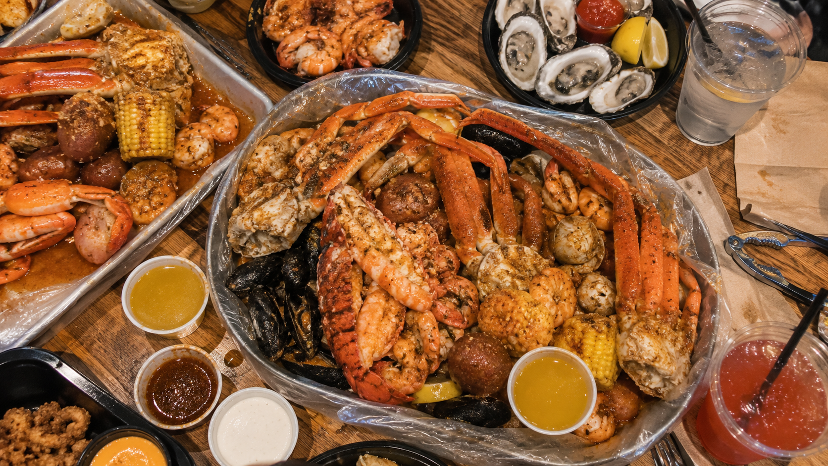 Cap't Loui Seafood Boils Seafood feast in a casual setting