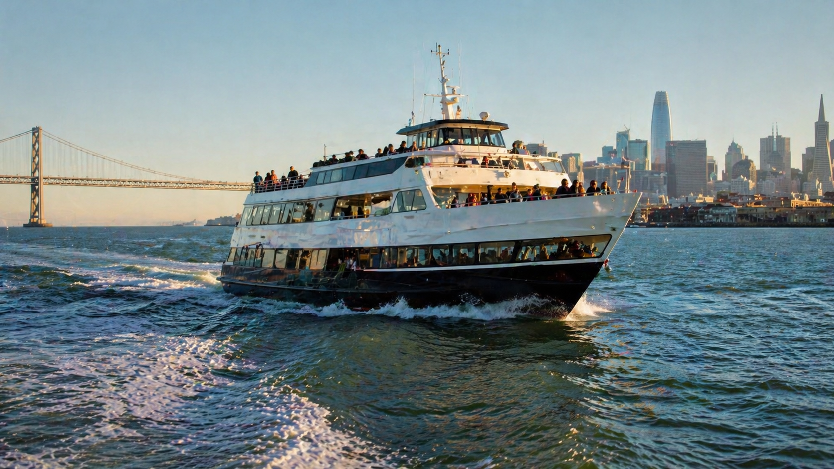 City Cruises San Francisco - Golden-hour ferry ride with skyline views
