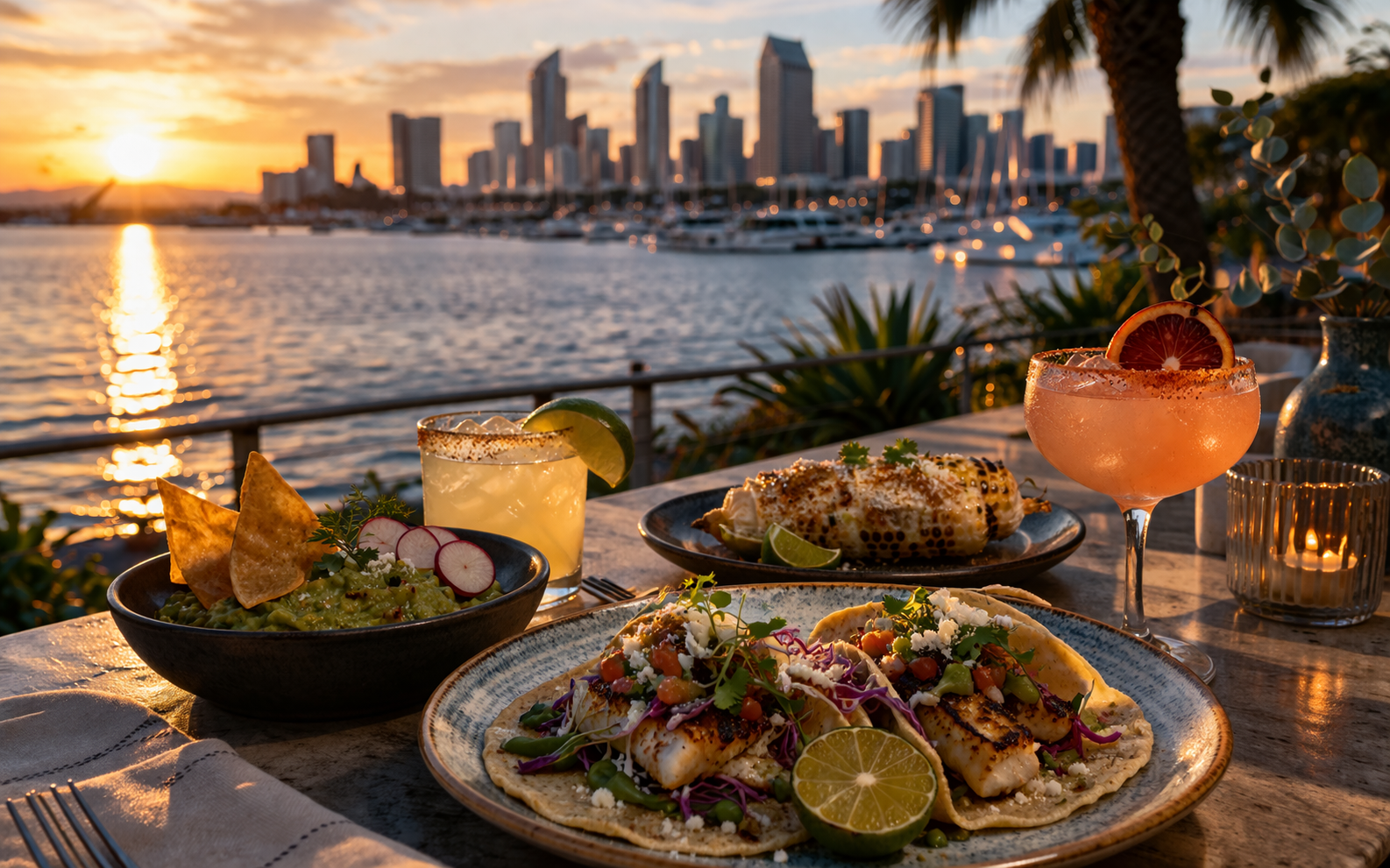 Coasterra - Seaside dining at sunset