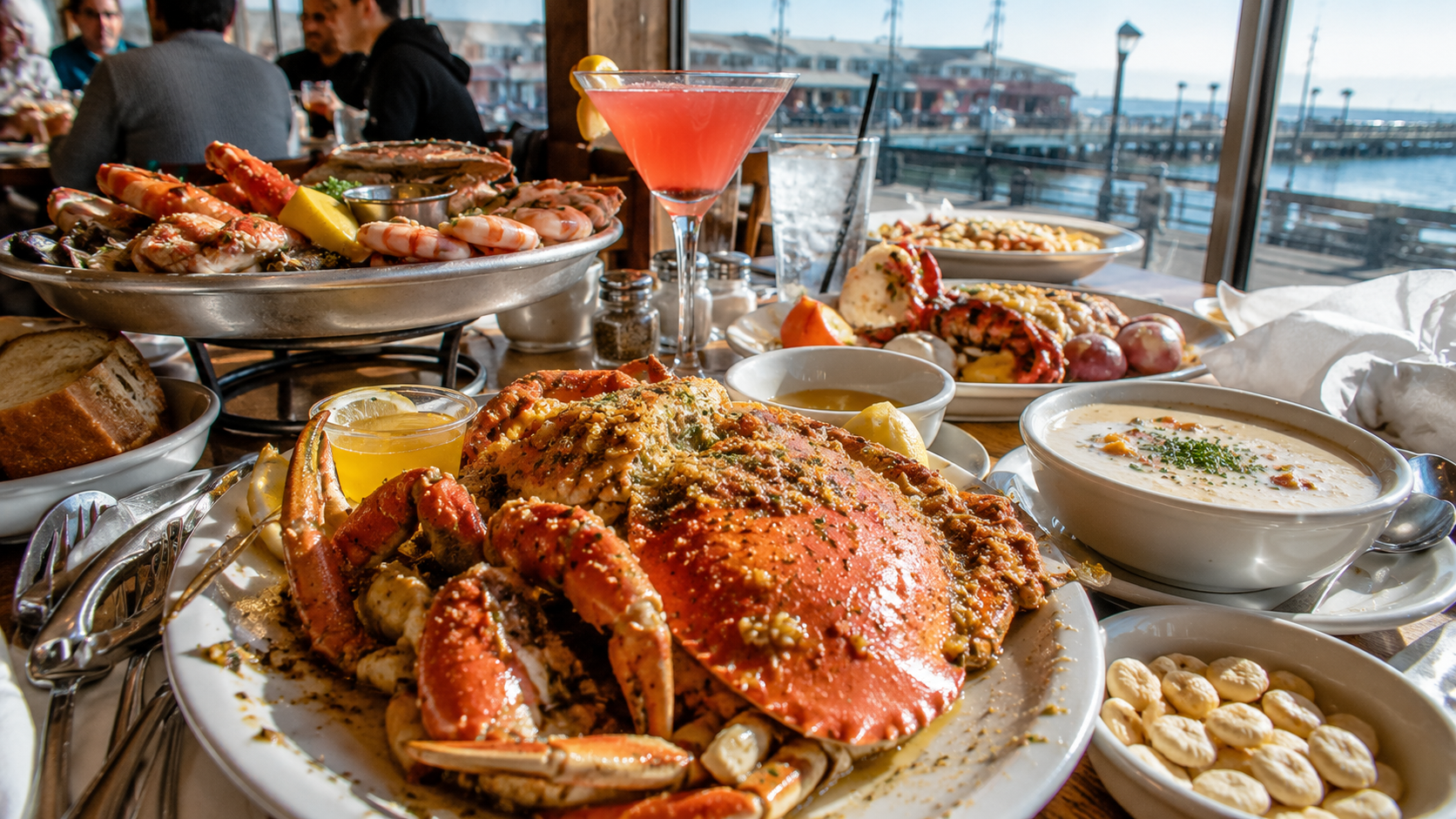Crab House Pier 39 Seafood feast by the waterfront
