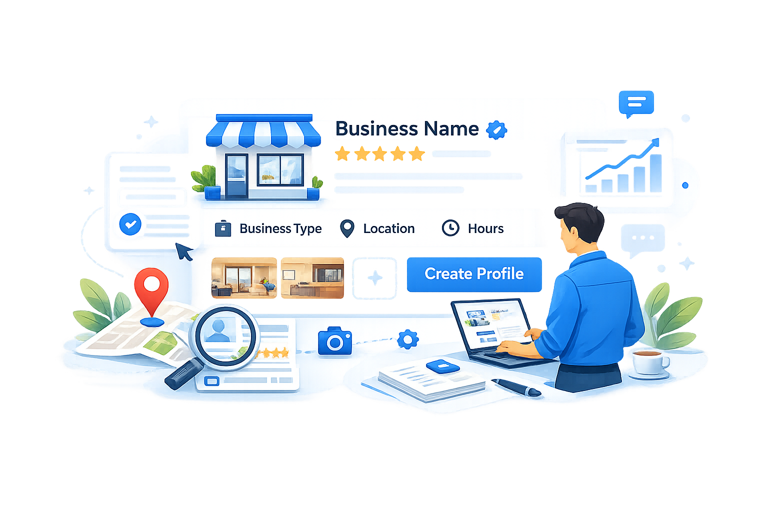 Creating a business listing online