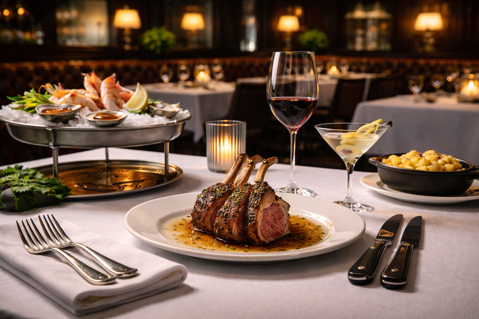 Elegant fine dining experience