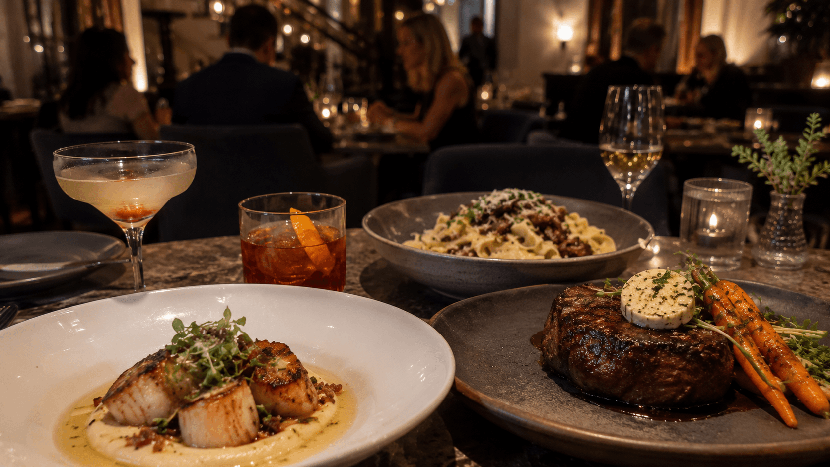 Ella Dining Room & Bar Elegant dining experience in warm ambiance