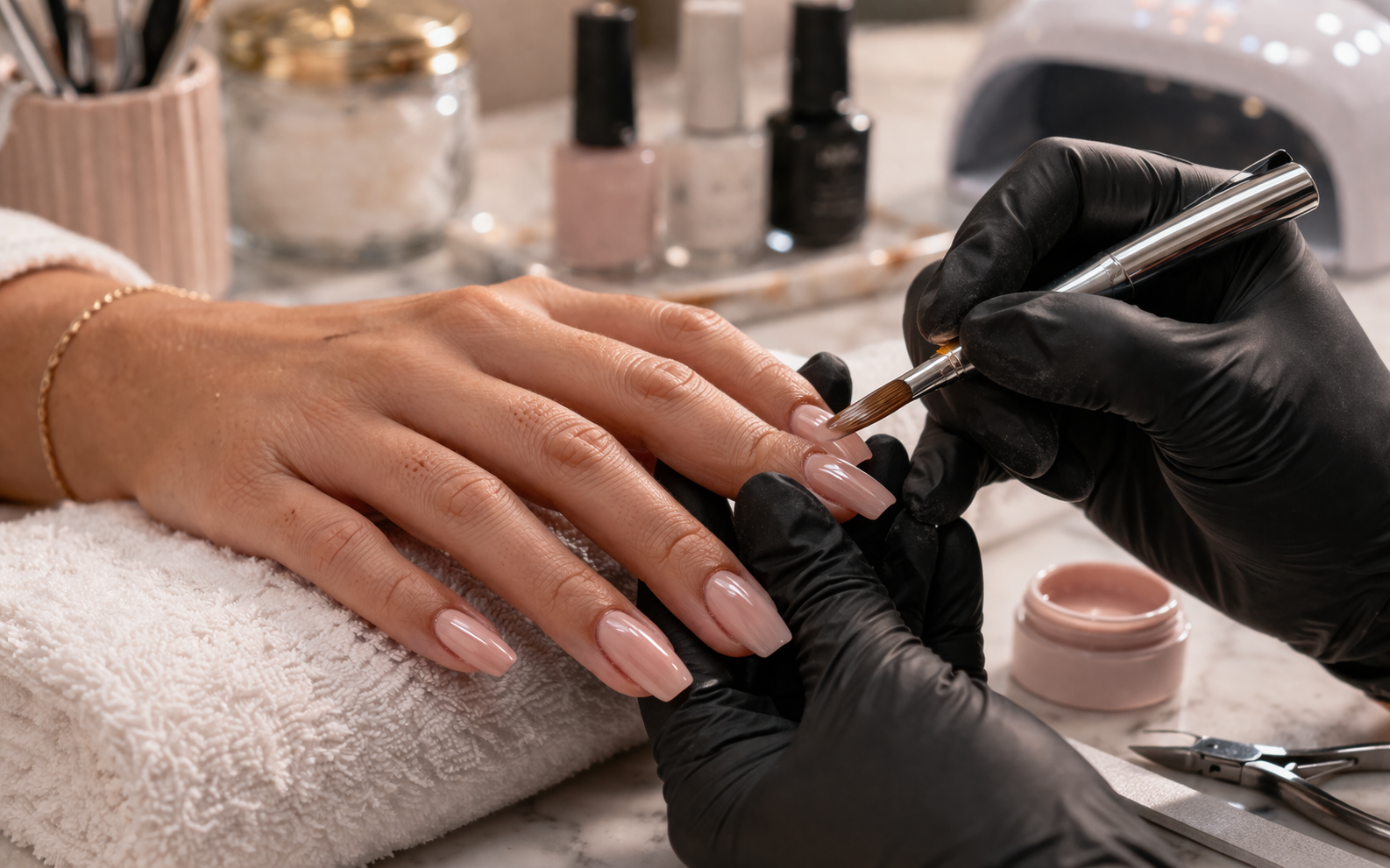 Finesse Nails & Beauty - Professional manicure in a serene salon