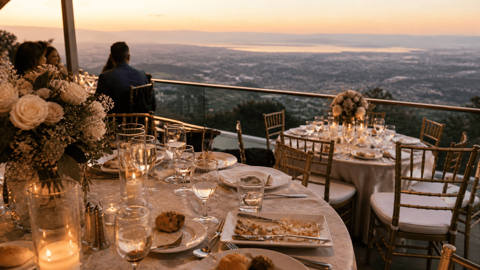 GrandView San Jose - Elegant terrace dinner at sunset