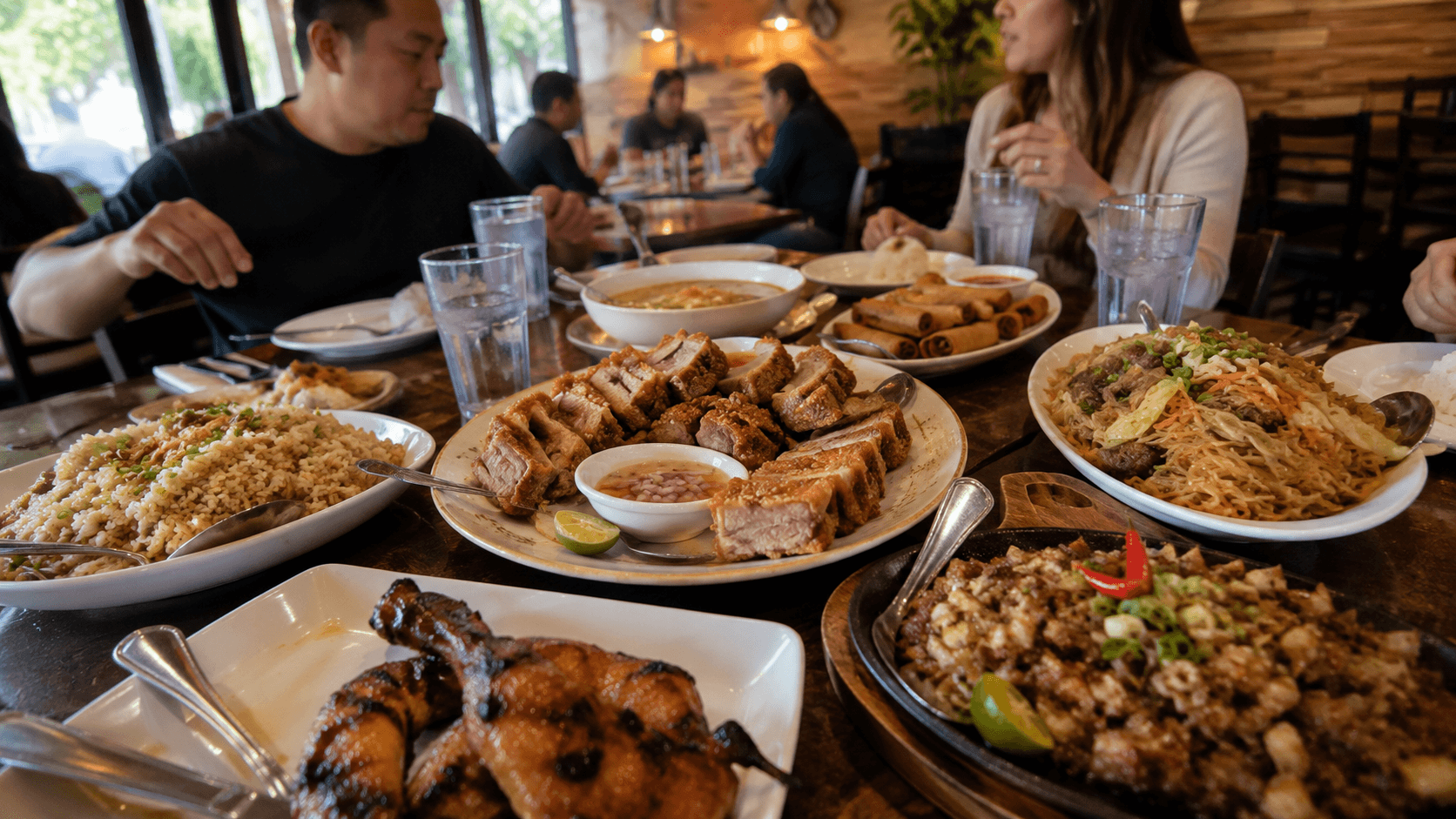 Isla Restaurant Filipino family-style dining experience