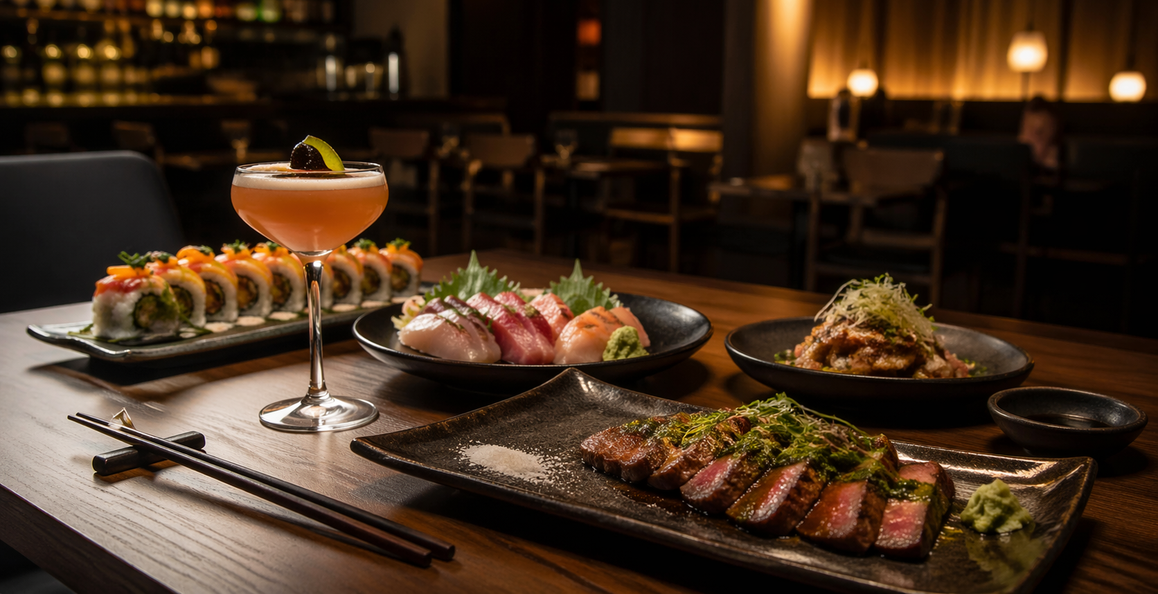 Elegant dining with refined flavors