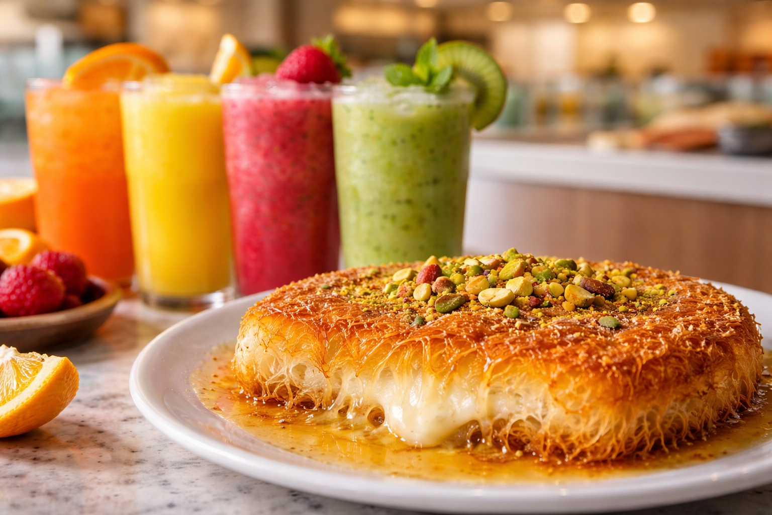 Juice Time & Papa Kanafa - Delicious kanafa and vibrant drinks