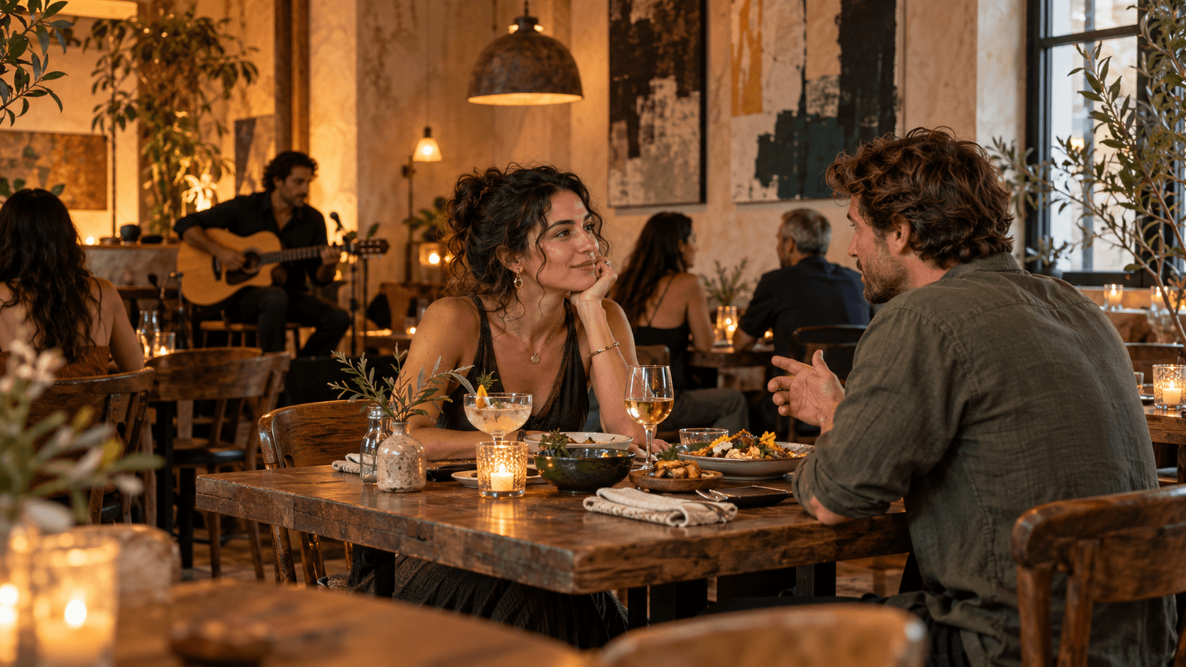 Le Papagayo, Intimate fusion dining with live guitar