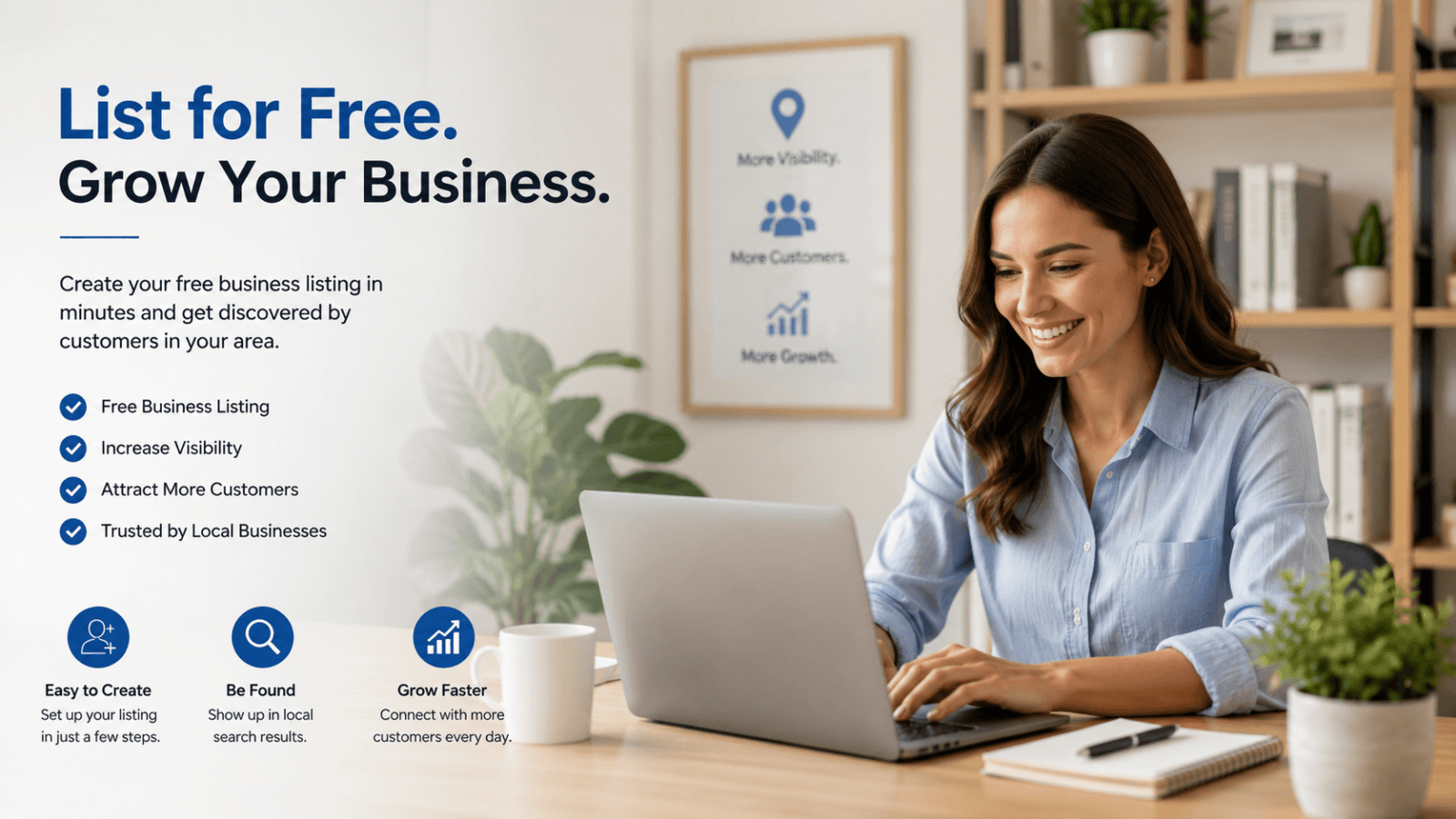 List for Free Work remotely and grow your business