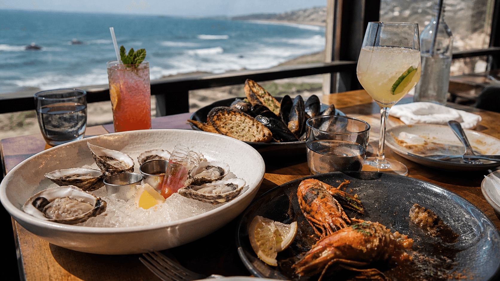 Moonraker Pacifica - Seaside seafood feast with ocean view