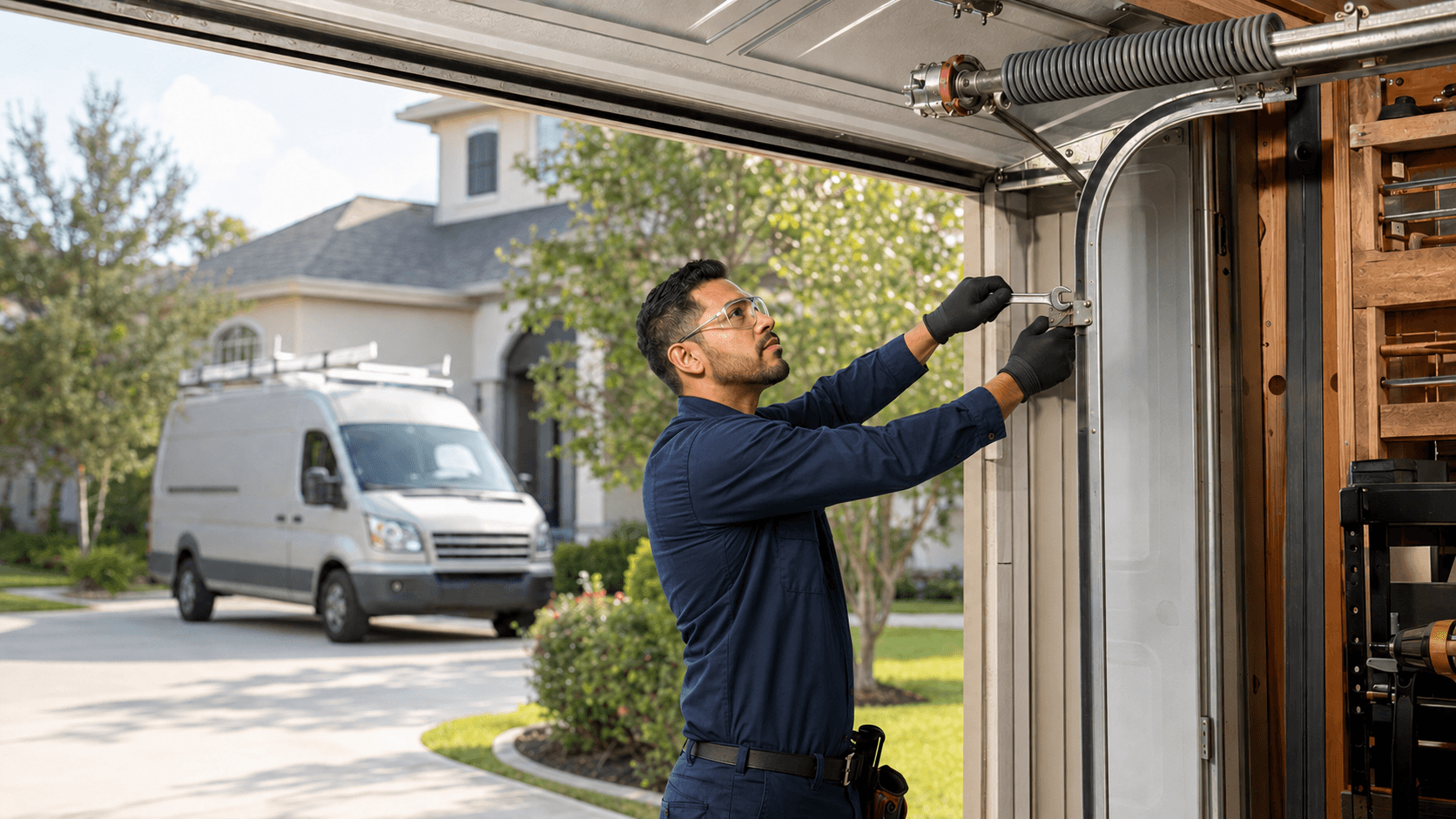 Non Stop Garage Door Garage door track bracket repair