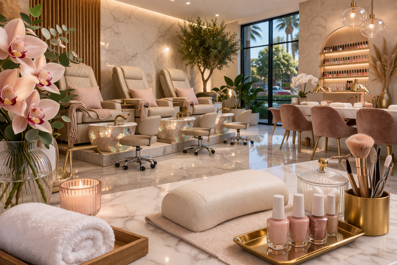 Oleisure Nails and Spa - Luxury nail spa with serene ambiance