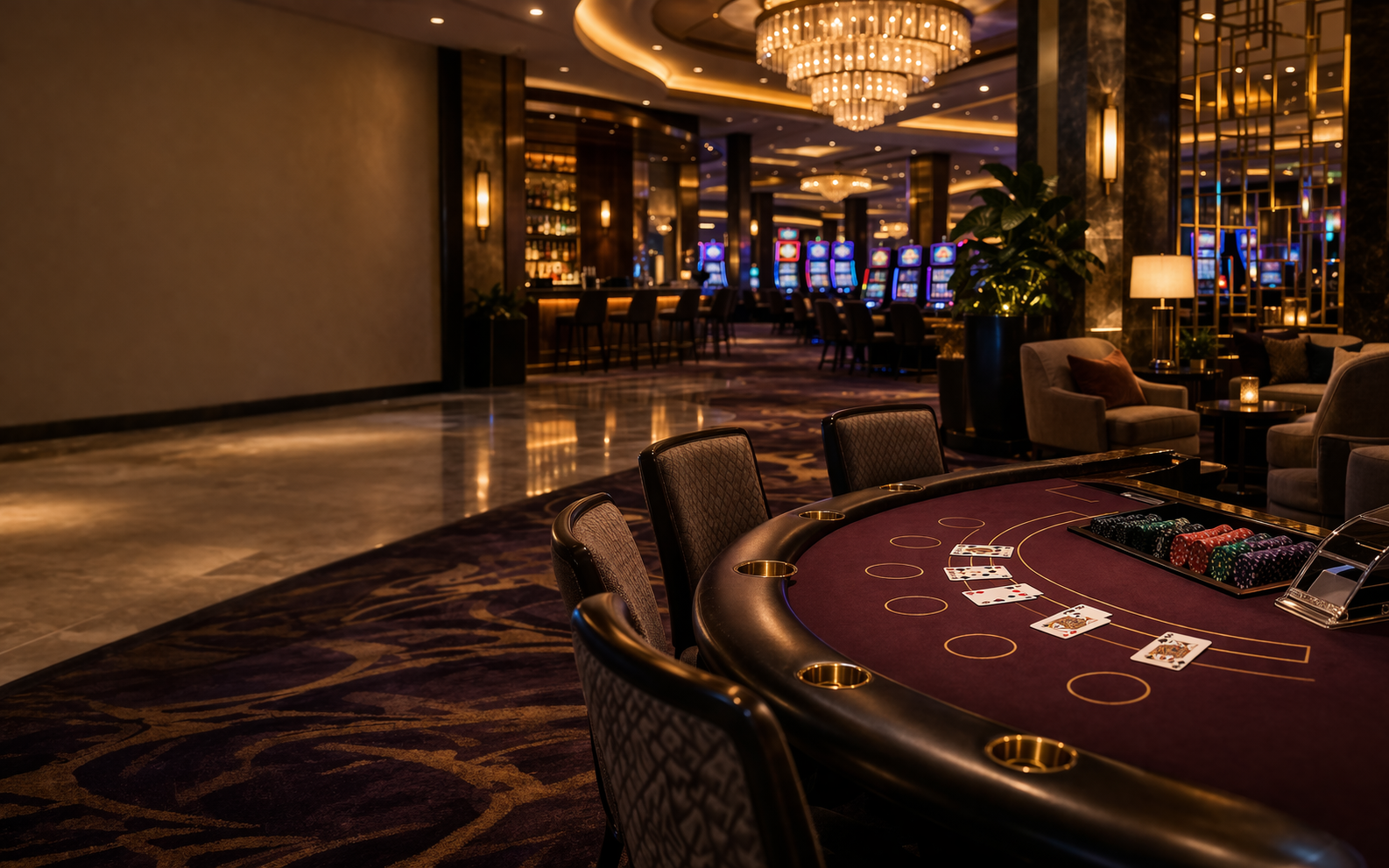 Pechanga Resort Casino - Luxurious casino gaming floor ambiance
