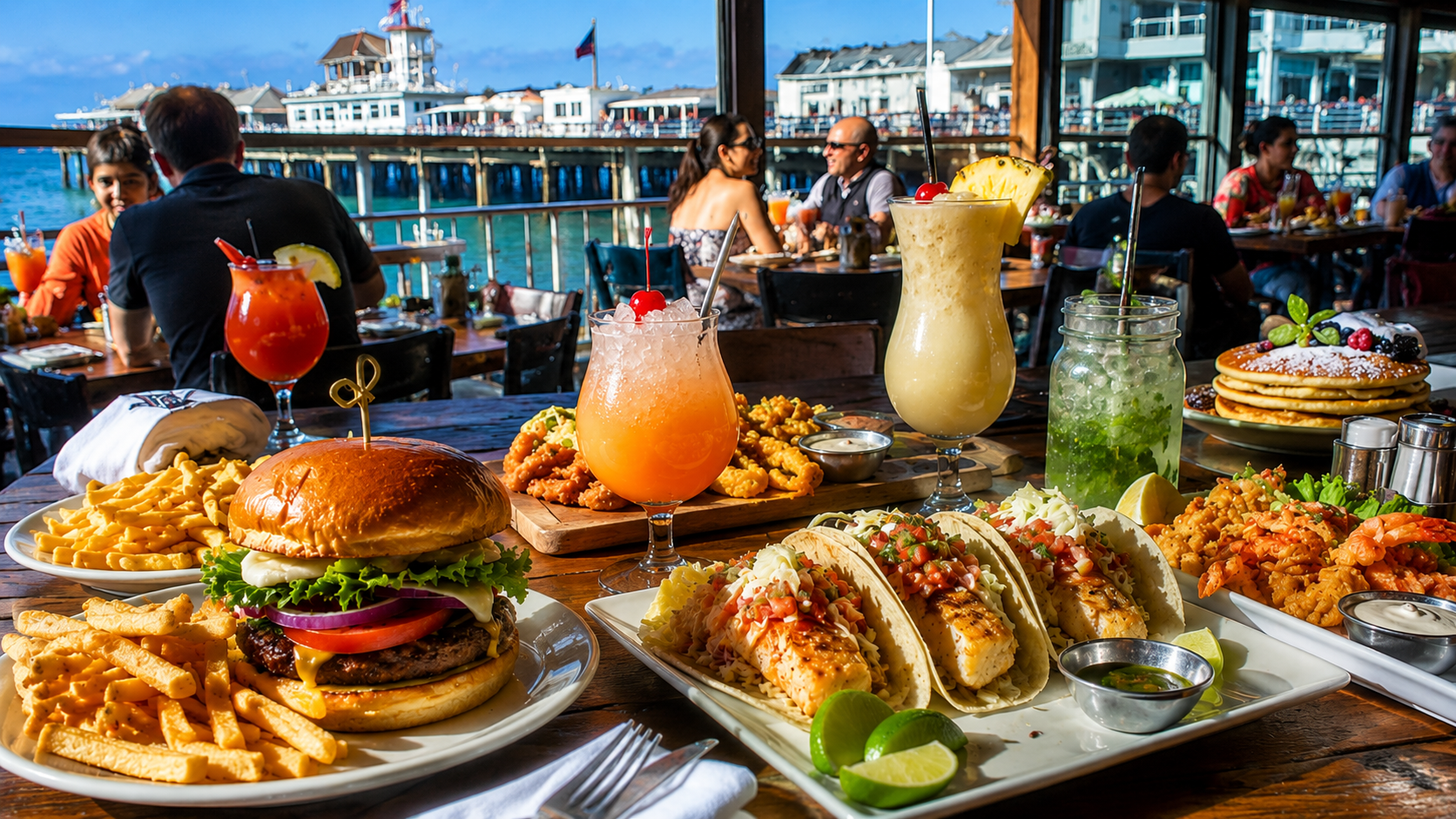 Pier 39 Restaurant Seaside dining with vibrant flavors