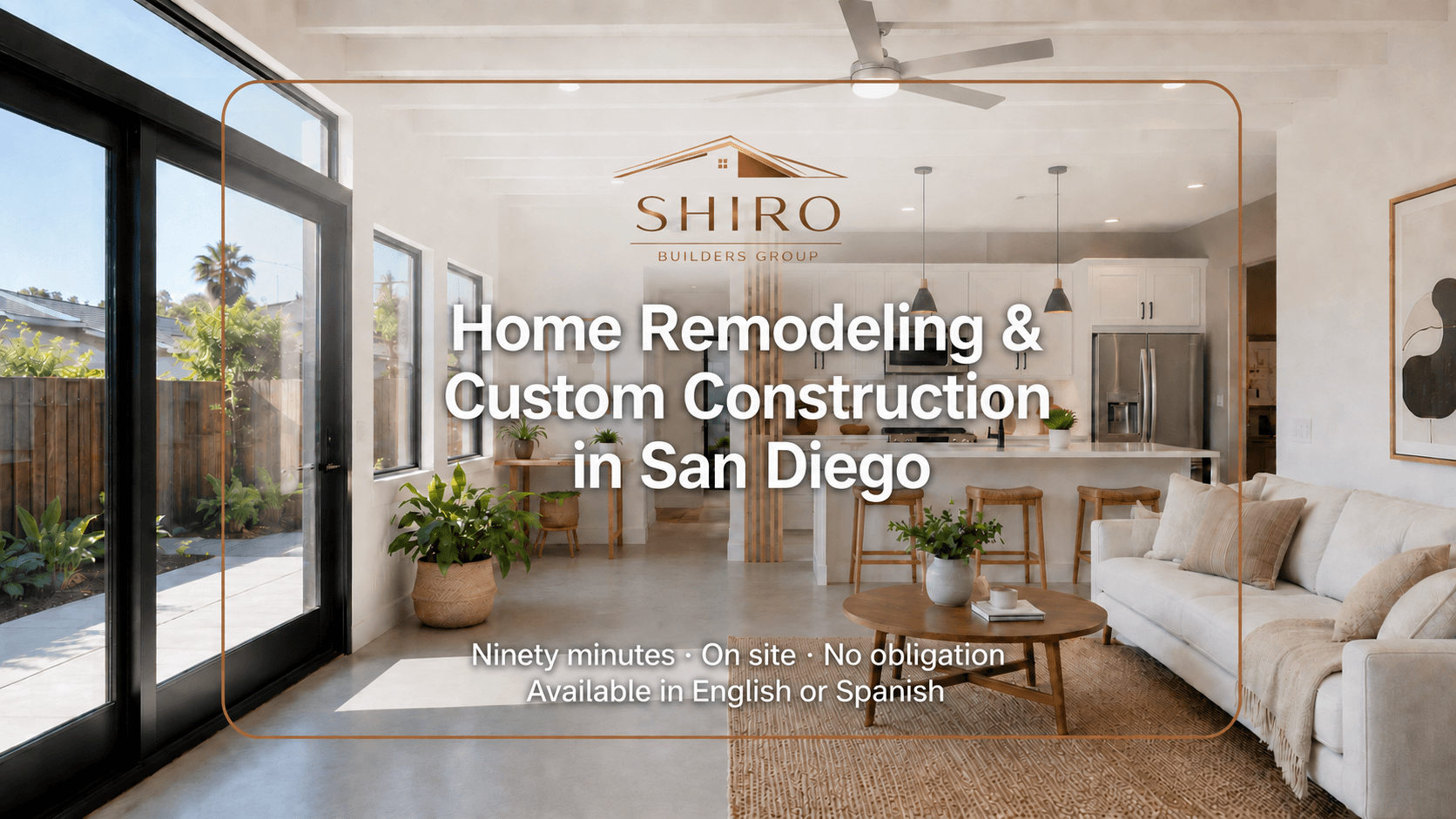 Shiro Builders Group SHIRO logo on interior hero