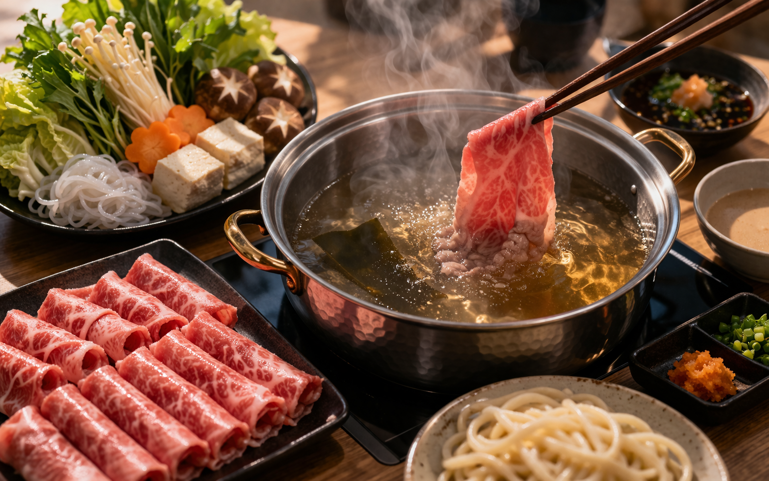 Tabu Shabu - Shabu-shabu hot pot with marbled wagyu