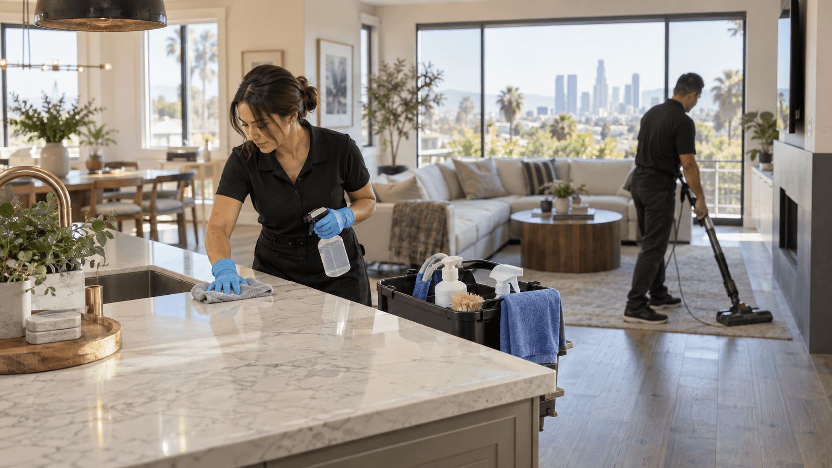 The Maid Squad, Deep Cleaning a Sunlit Los Angeles Home