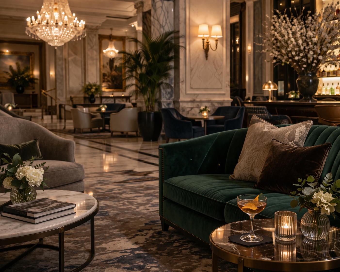 The US Grant - Opulent hotel lounge with vintage charm