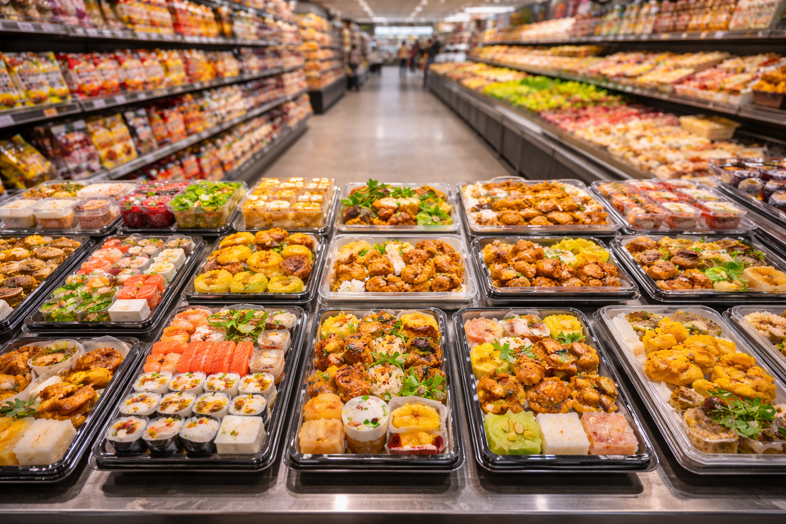 Tokyo Central & main - Fresh Japanese delicacies at supermarket