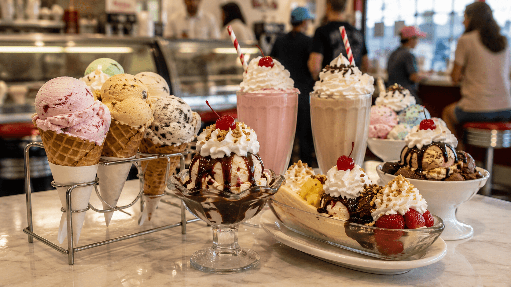 Tucker's Ice Cream Retro ice cream parlor delights