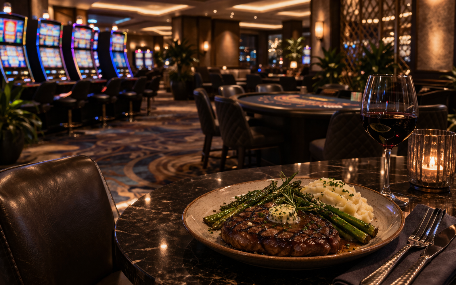 Valley View Casino & Hotel - Elegant casino dining experience