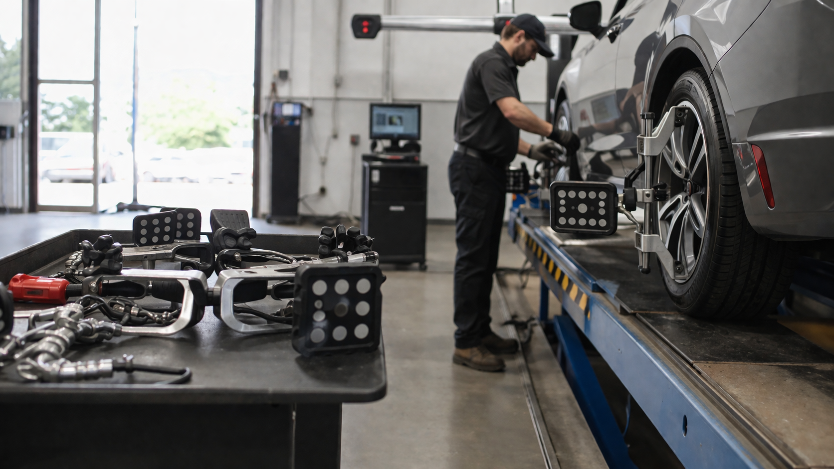 WOW Automotive & Alignment - Auto repair shop in action