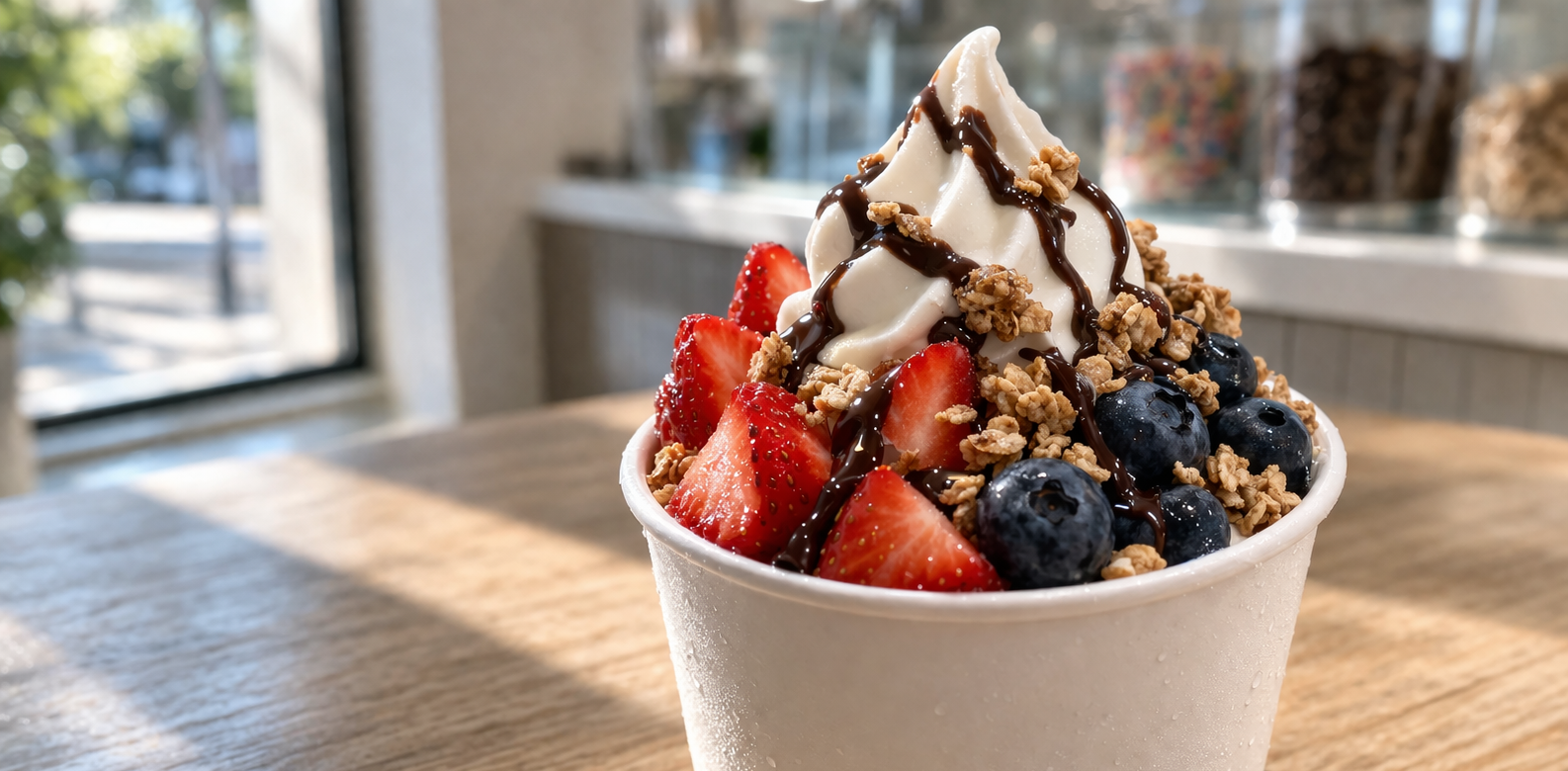 Yummy Spoon - Delicious yogurt swirl with berries