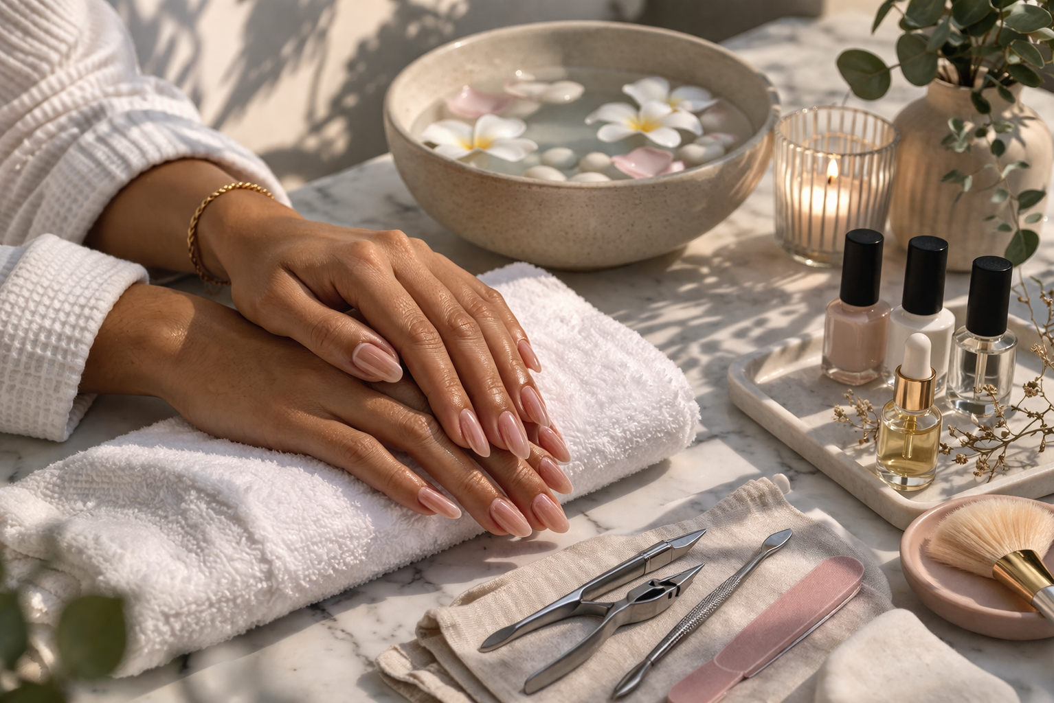 iNailology Spa & Bar - Relaxing spa treatment in soft sunlight