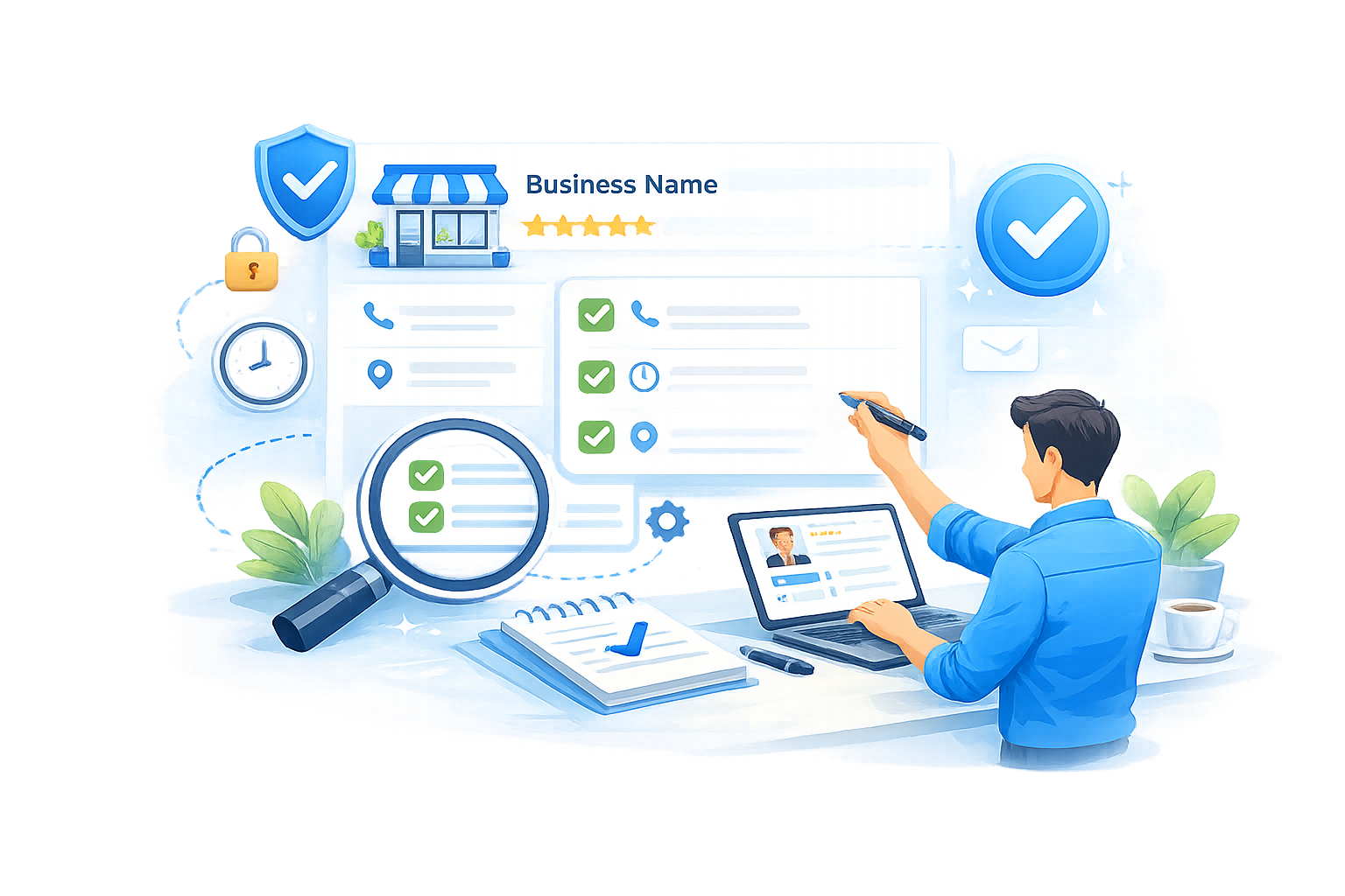 Updating business listing details