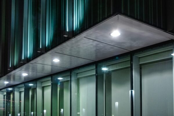 green and black metal wall